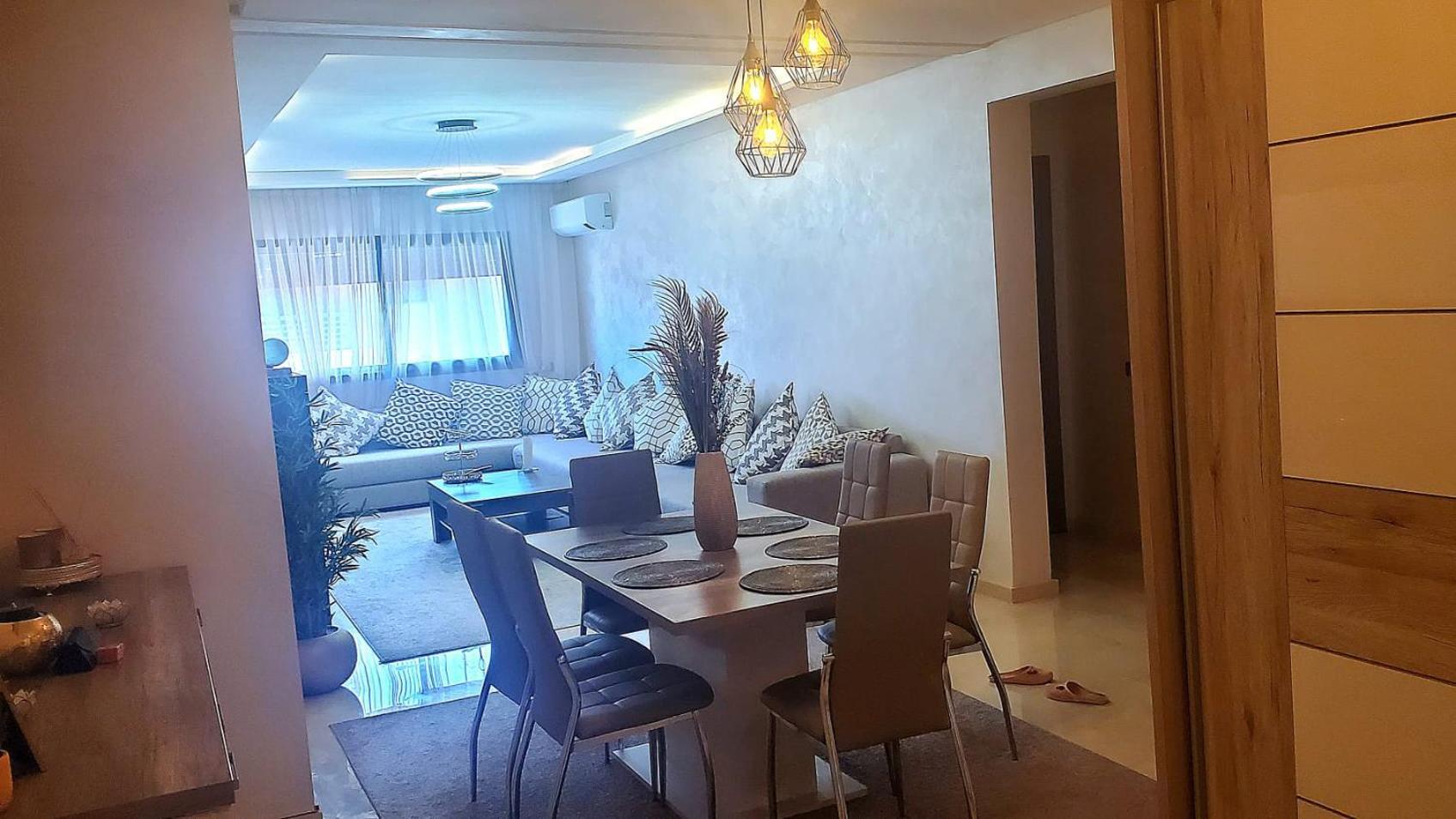 Super Appartement Haut Standing Ensoleille Gare Marrakesh Extérieur photo